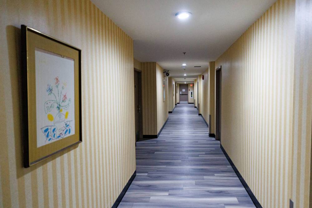 MIKE DEAL / FREE PRESS
The newly renovated third floor of the Balmoral Hotel. When finished, the facility will include a walk-in clinic, drop-in support site and daycare.