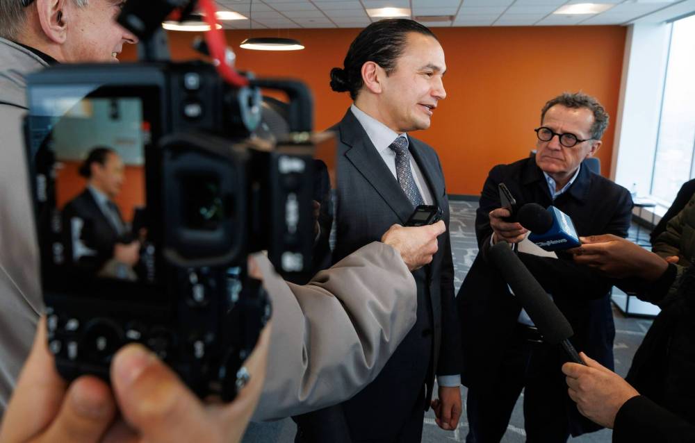 MIKE DEAL / FREE PRESS FILES
 Premier Wab Kinew was coy about his intention to, or not to, extend the gas tax holiday which is set to expire July 1.