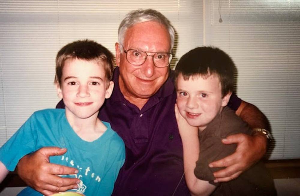 SUPPLIED
Dr. Philip Barnes with grandsons Matthew and Alex.