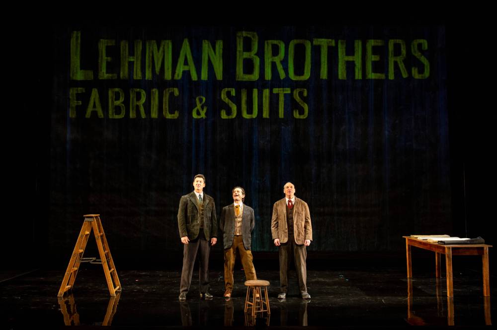 Dylan Hewlett Photo
From left: Ari Cohen, Jordan Pettle and Alex Poch Goldin all play multiple characters in The Lehman Trilogy.