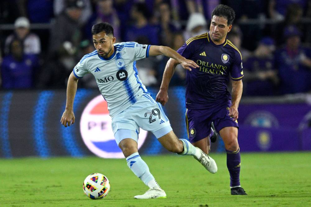 PHELAN M. EBENHACK / THE ASSOCIATED PRESS FILES
CF Montreal midfielder Mathieu Choiniere (left) is in Canada’s lineup for its match against Trinidad and Tobago.