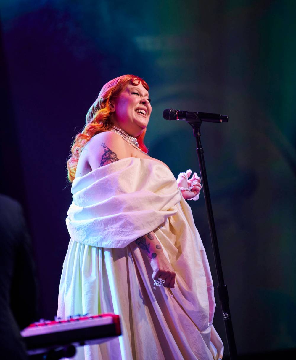 RYAN BOLTON / CARAS
Winnipeg’s Begonia sings Butterfly during the Saturday night Juno Awards gala in Halifax.