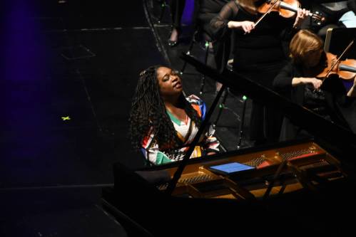 Ryan Diduck photo
                                American pianist Michelle Cann dazzles the WSO audience Saturday night at the concert hall.