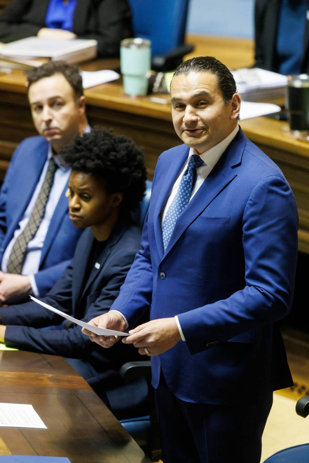 MIKE DEAL / WINNIPEG FREE PRESS
Some of Premier Wab Kinew’s election promises shouldn’t be in this year’s budget.