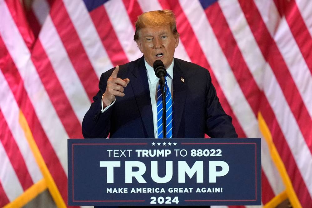 Former President and Republican presidential candidate Donald Trump successfully launched the mantra of “fake news” in 2016. (Rebecca Blackwell / The Associated Press files)