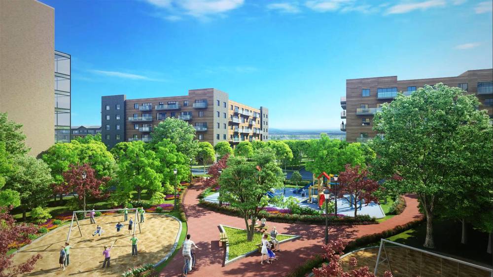 SUPPLIED
Renderings of the Parker lands development