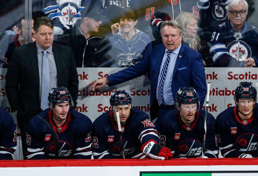 JOHN WOODS / THE CANADIAN PRESS FILES
“It’s disappointing when I see us giving up that many shots and that many chances against. I hate to see that. You’re not going anywhere playing like that,