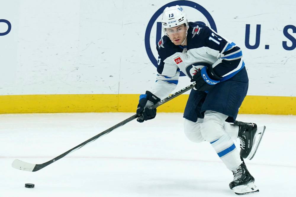 MATT FREED / THE ASSOCIATED PRESS FILES
The Winnipeg Jets hope a healthy Gabriel Vilardi will be able to provide a boost to the club’s struggling power play.