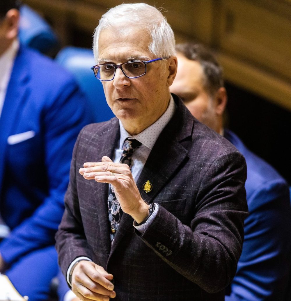 MIKAELA MACKENZIE / FREE PRESS
Education minister Nello Altomare.