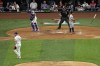 Houston Astros' Jose Altuve, right, tosses his bat after striking out against Texas Rangers' Kirby Yates (39) in the sixth inning of a baseball game in Arlington, Texas, Saturday, April 6, 2024. Rangers catcher Jonah Heim heads to the dugout as umpire Larry Vanover looks on. (AP Photo/Tony Gutierrez)