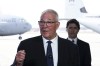 Prime Minister Justin Trudeau and National Defence Minister Bill Blair hold a press conference regarding Canada's new defence policy at CFB Trenton, in Trenton, Ont., Monday, April 8, 2024. In all, the 