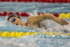 Summer McIntosh of Canada swims on her way to winning the women’s 400m freestyle at the FINA Swimming World Cup meet in Toronto on Friday, Oct. 28, 2022. Canada's Olympic and Paralympic swim trials have been moved from Montreal to Toronto. THE CANADIAN PRESS/Frank Gunn