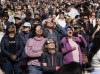 Payments company Square says restaurants on the eclipse's path of totality saw a jump in sales on Monday as people flocked to find the best spots to see the celestial event. People watch the total solar eclipse at Parc Jean Drapeau, in Montreal, Monday, April 8, 2024. THE CANADIAN PRESS/Ryan Remiorz
