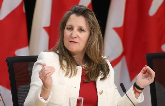 Finance Minister Chrystia Freeland (Patrick Doyle / The Canadian Press files)