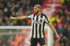 FILE - Newcastle's Joelinton reacts during the English Premier League soccer match between Liverpool and Newcastle, at Anfield stadium in Liverpool, England, Monday, Jan. 1, 2024. Newcastle midfielder Joelinton has signed a new long-term contract with the Premier League club. (AP Photo/Jon Super, File)