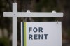 A new report says the asking rent for a home in Canada in March was up 8.8 per cent compared with a year ago, but down from February. A rental sign is seen outside a building in Ottawa, Thursday, April 30, 2020. THE CANADIAN PRESS/Adrian Wyld
