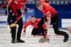 Brad Gushue pulled out a tight 6-5 win over Scotland's Ross Whyte to advance into the men's semifinal at the Grand Slam of Curling's season-ending Players' Championship on Saturday. Gushue in action during the final game against Sweden at the Men's World Curling Championship, at the IWC Arena in Schaffhausen, Switzerland, Sunday, April 7, 2024. THE CANADIAN PRESS/AP-Keystone, Christian Beutler