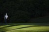 Ludvig Aberg, of Sweden, walks to the green on the 13th hole during final round at the Masters golf tournament at Augusta National Golf Club Sunday, April 14, 2024, in Augusta, Ga. (AP Photo/Matt Slocum)