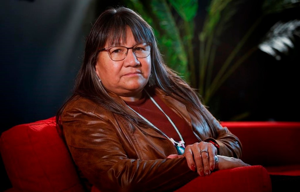 Manitoba's Advocate for Children and Youth Sherry Gott is photographed at her office in Winnipeg, Thursday, October 20, 2022. Gott is calling on the province to develop a youth-focused addictions strategy after her office has seen a significant increase in the number of young people who are trying to access addictions services.THE CANADIAN PRESS/John Woods