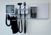 Medical tools picture in an exam room at a health clinic in Calgary on July 14, 2023. THE CANADIAN PRESS/Jeff McIntosh