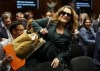 Deputy Prime Minister and Minister of Finance Chrystia Freeland arrives to a caucus meeting on Parliament Hill in Ottawa on Wednesday, April 17, 2024. THE CANADIAN PRESS/Sean Kilpatrick