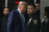 Former President Donald Trump returns to the courtroom after a recess at Manhattan criminal court, Tuesday, April 16, 2024, in New York. Donald Trump returned to the courtroom Tuesday as a judge works to find a panel of jurors who will decide whether the former president is guilty of criminal charges alleging he falsified business records to cover up a sex scandal during the 2016 campaign. (AP Photo/Mary Altaffer, Pool)