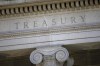 FILE - The U.S. Treasury Department building, June 6, 2019, in Washington. The U.S. and U.K. on Thursday imposed a new round of sanctions on Iran as concern grows that Tehran’s unprecedented attack on Israel could fuel a wider war in the Middle East. (AP Photo/Patrick Semansky, File)
