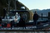 Bay Cetology executive director Jared Towers is photographed on his vessel at Zeballos, B.C., on Friday, April 19, 2024. The odds of a two-year old killer whale calf surviving in the open ocean on its own and eventually reuniting with family members remain solid if a rescue team manages to free the orca, trapped for a month in a tidal lagoon off northwest Vancouver Island, say whale experts. THE CANADIAN PRESS/Chad Hipolito