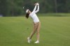 Atthaya Thitikul, of Thailand, hits from the fairway on the second hole during the third round of the Chevron Championship LPGA golf tournament Saturday, April 20, 2024, at The Club at Carlton Woods, in The Woodlands, Texas. (AP Photo/David J. Phillip )