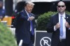 Former president Donald Trump leaves Trump Tower on his way to Manhattan criminal court, Monday, April 22, 2024, in New York. Opening statements in Donald Trump's historic hush money trial are set to begin. Trump is accused of falsifying internal business records as part of an alleged scheme to bury stories he thought might hurt his presidential campaign in 2016. (AP Photo/Stefan Jeremiah)
