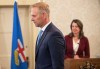 The Alberta government is stepping in to stop Calgary residents from being forced to pay hefty surcharges on their power bills. Utilities Minister Nathan Neudorf is sworn into cabinet in Edmonton, Friday, June 9, 2023. THE CANADIAN PRESS/Jason Franson