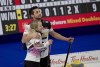 Kadriana and Colton Lott celebrate during the Canadian Mixed Double Curling Championship Calgary on Wednesday, March 24, 2021. The pair are on the verge of lcoking up a playoff spot at the world mixed doubles curling championship after posting a 10-4 win over China on Wednesday.THE CANADIAN PRESS/HO - Curling Canada, Michael Burns
