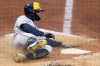 Milwaukee Brewers' Sal Frelick scores on a single by William Contreras off Pittsburgh Pirates relief pitcher Luis L. Ortiz during the third inning of a baseball game in Pittsburgh, Wednesday, April 24, 2024. (AP Photo/Gene J. Puskar)