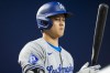 Los Angeles Dodgers designated hitter Shohei Ohtani prepares to bat during the sixth inning of the team's baseball game against the Washington Nationals at Nationals Park, Wednesday, April 24, 2024, in Washington. ( AP Photo/Alex Brandon)