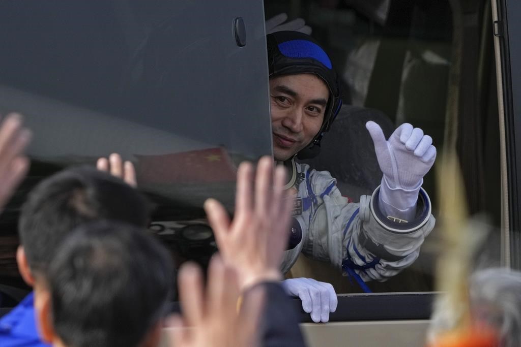 China launches 3-member crew to its space station as it seeks to put ...