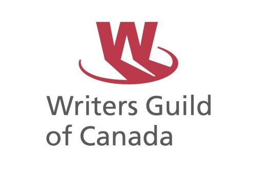 The Writers Guild of Canada says its members have voted to authorize a strike if negotiators can't come to a deal with the Canadian Media Producers Association. The Writers Guild of Canada logo is seen in this undated handout. THE CANADIAN PRESS/HO