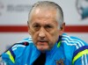 FILE - Ukraine's national soccer team head coach Mykhailo Fomenko speaks during a news conference in Minsk, Belarus, Wednesday, Oct. 8, 2014. Ukraine coach and Soviet-era player for the Dynamo Kyiv Mykhailo Fomenko has died, the Ukrainian club said on Monday, April 29, 2024. He was 75. (AP Photo/Sergei Grits, File)
