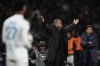 PSG's head coach Luis Enrique reacts from the touchline during the French League One soccer match between Paris Saint-Germain and Le Havre at the Parc des Princes in Paris, Saturday, April 27, 2024. (AP Photo/Thibault Camus)