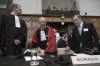 FILE - Nicaragua's Ambassador Carlos Jose Arguello Gomez, right, and Alain Pellet, center, a lawyer representing Nicaragua, arrive for the start of a two days hearing at the World Court in The Hague, Netherlands, Monday, April 8, 2024, in a case brought by Nicaragua accusing Germany of breaching the genocide convention by providing arms and support to Israel. The United Nations’ top court is set to rule on a request by Nicaragua for judges to order Germany to halt military aid to Israel. (AP Photo/Patrick Post, File)