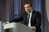 Conservative Leader Pierre Poilievre delivers a speech to members at the Canada Building Trades Union conference, Tuesday, April 30, 2024 in Gatineau, Quebec. THE CANADIAN PRESS/Adrian Wyld