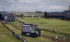 FILE - A general view of the 18th green and the clubhouse at the Royal Troon Golf Club in Troon, Scotland, Tuesday, July 12, 2016, ahead of the British Open Golf Championships. Royal Troon will feature the longest hole in British Open history when the Ayrshire links host the event for the 10th time in July, 2024. The par-five sixth hole will be extended to 623 yards, which is 22 yards longer than in 2016 the last time Troon hosted. (AP Photo/Matt Dunham, File)