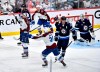 Colorado Avalanche's Yakov Trenin (73) celebrates his goal on Winnipeg Jets goaltender Connor Hellebuyck (37) during the second period in Game 5 of their NHL hockey Stanley Cup first-round playoff series in Winnipeg, Tuesday April 30, 2024. THE CANADIAN PRESS/Fred Greenslade