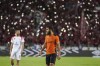 FILE - A player of RS Berkane, wearing a team jersey showing a red map with the green star of Morocco on the disputed Western Sahara territory, walks on the pitch during the CAF Super Cup 2022 soccer match, in Rabat, Morocco, on Saturday, Sept. 10, 2022. A soccer politics dispute between Algeria and Morocco over a map of disputed Western Sahara territory on a team jersey will go to a full appeal hearing at the Court of Arbitration for Sport. (AP Photo/Mosa'ab Elshamy, File)