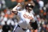 Baltimore Orioles starting pitcher Kyle Bradish throws during the second inning of a baseball game against the New York Yankees, Thursday, May 2, 2024, in Baltimore. (AP Photo/Nick Wass)