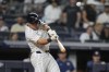 New York Yankees' Anthony Volpe hits a two-run home run during the fourth inning of a baseball game against the Houston Astros, Tuesday, May 7, 2024, in New York. (AP Photo/Frank Franklin II)