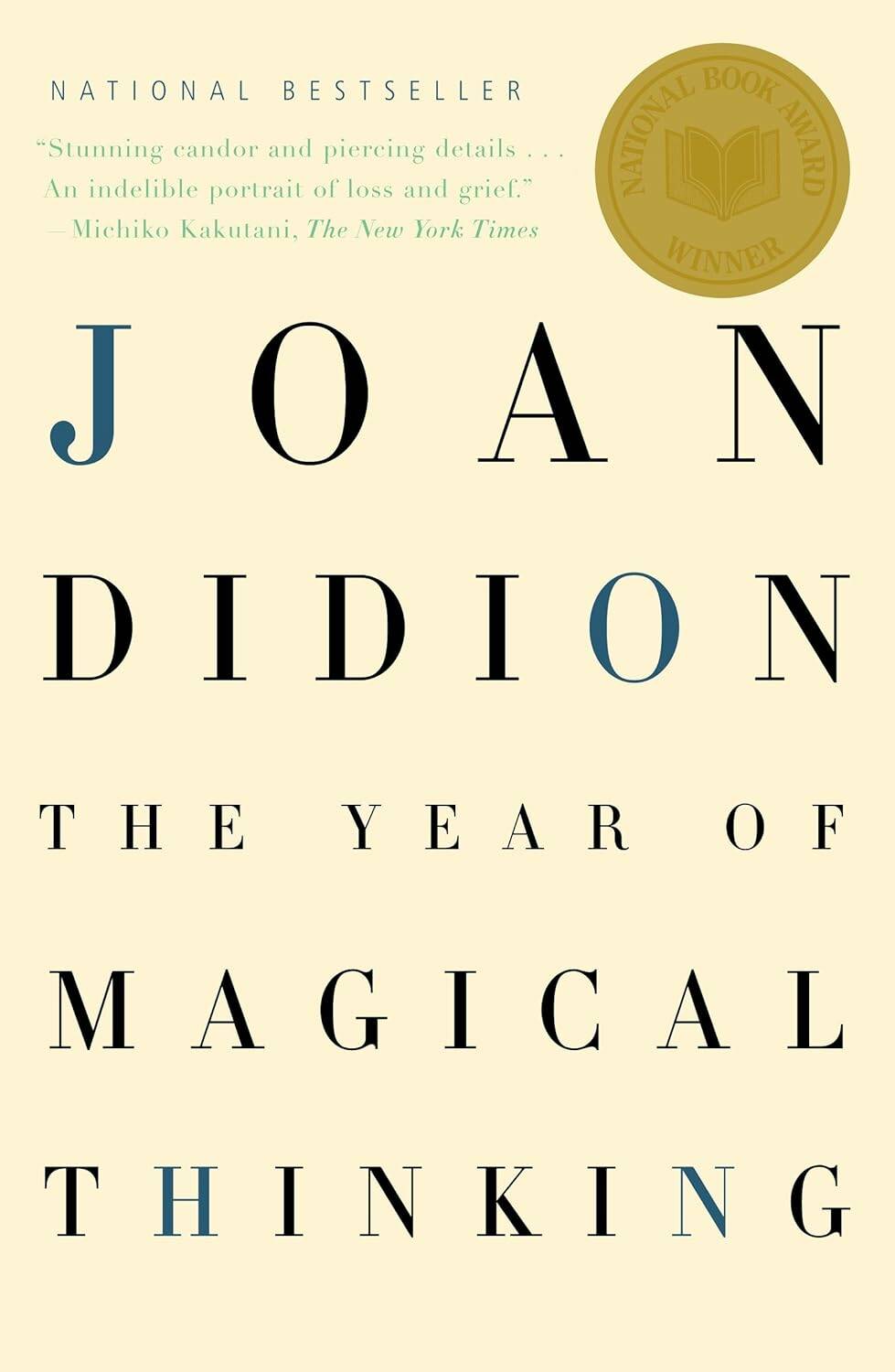 The Year of Magical Thinking by Joan Didion is an account of the author’s inner world in the wake of her husband’s sudden death.