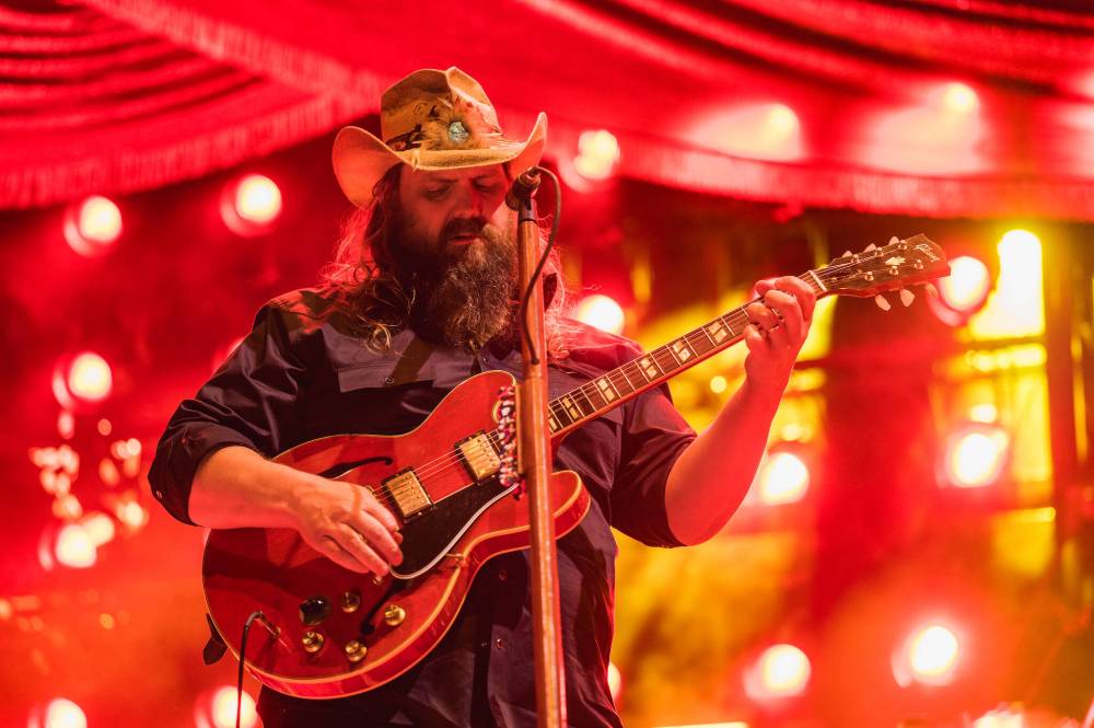 Dwayne Larson / Free Press
Chris Stapleton performs at Canada Life Centre in Winnipeg Wednesday on his All-American Road Show tour.