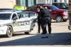 Police arrest Ethan Muswagon, who has since been charged with aggravated assault after an incident in the Burger King on Osborne Street on Tuesday, in a parking lot Wednesday. (MIKAELA MACKENZIE / FREE PRESS)