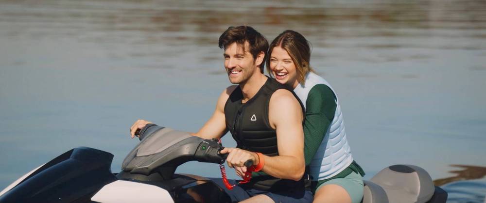 Karen Kingsbury Productions
Jake Allyn and Sarah Fisher find love twice in Someone Like You.