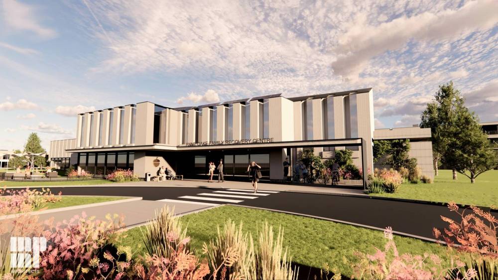 A rendering for the Anne Oake Family Recovery Centre, which will offer a residential addictions treatment program for women. (MMP ARCHITECTS)